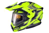 Scorpion - Scorpion EXO-AT950 Snow Ellwood Helmet with Dual Pane Lens Shield - 95-1756-SD - Hi-Vis - X-Large - Image 1