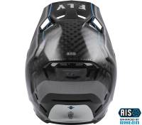 Fly Racing - Fly Racing Formula Carbon Axon Youth Helmets - 73-4423YL - Black/Gray/Blue - Large - Image 2