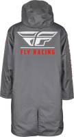Fly Racing - Fly Racing Pit Coat - 470-4052 - Gray/Red - OSFM - Image 2