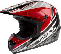 G-Max - G-Max MX-46 Mega Youth Helmet - D3462020 - Black/Red/White - Small - Image 1