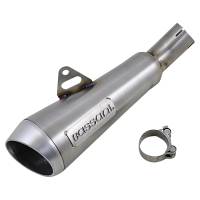 Bassani Manufacturing - Bassani Manufacturing 4in. Megaphone Slip-On - Stainless Steel - 5Z617SS - Image 1