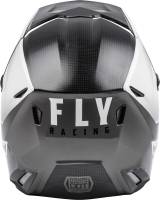 Fly Racing - Fly Racing Kinetic Straight Edge Helmet - 73-8630M - Black/White - Medium - Image 2