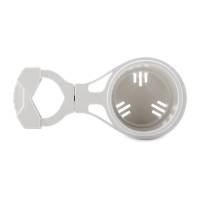 Camco - Camco Clamp-On Rail Mounted Cup Holder - Large for Up to 2" Rail - White - Image 3