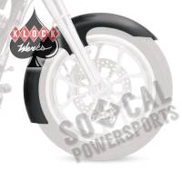 Klock Werks - Klock Werks Tire Hugger Series Slicer Front Fender with Chrome Mounting Blocks for 19in. Wheel - KW05-06-0003-C - Image 2