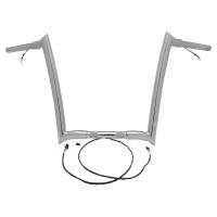 Paul Yaffe Originals - Paul Yaffe Originals 1-1/4in. Pre-Wired Bagger Monkey Bars - 12in. - Chrome - OEMPW-15L-12 C - Image 1