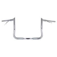 Paul Yaffe Originals - Paul Yaffe Originals 1-1/4in. Pre-Wired Bagger Monkey Bars - 8in. - Chrome - MBBPW-8 C - Image 1