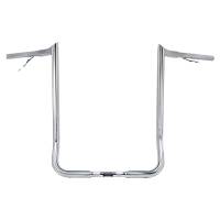 Paul Yaffe Originals - Paul Yaffe Originals 1-1/4in. Pre-Wired Bagger Monkey Bars - 16in. - Chrome - MBBPW-16 C - Image 1