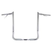 Paul Yaffe Originals - Paul Yaffe Originals 1-1/4in. Pre-Wired Bagger Monkey Bars - 14in. - Chrome - MBBPW-14 C - Image 1
