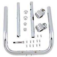 Klock Werks - Klock Werks Pullback Klip Hanger Handlebar - 14in. - Chrome/Chrome - KW05-01-0334 - Image 1