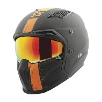 Speed & Strength - Speed & Strength SS2400 Tough As Nails Helmet - TR-124-274 - Matte Black/Orange - Small - Image 1