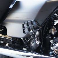 Joker Machine - Joker Machine Mini Serrated Passenger Floorboard - Black Anodized - 08-644-7B - Image 3
