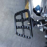 Joker Machine - Joker Machine Mini Serrated Passenger Floorboard - Black Anodized - 08-644-7B - Image 2
