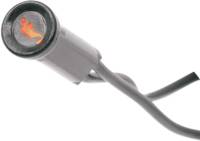 Drag Specialties - Drag Specialties Snap-In Indicator Light - Oil Indicator - Black Bezel - 160900 - Image 1
