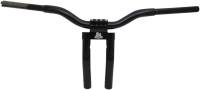 LA Choppers - LA Choppers 1-1/4in. Kage Fighter Pullback Heights T-Bar - 10in. Rise - Gloss Black - LA-7336-10B - Image 2