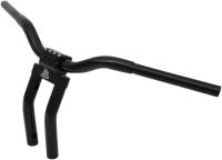 LA Choppers - LA Choppers 1-1/4in. Kage Fighter Pullback Heights T-Bar - 10in. Rise - Gloss Black - LA-7336-10B - Image 3