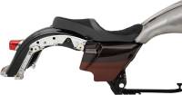 Drag Specialties - Drag Specialties Low Profile Tour Seat for Yaffe 6 Gallon Tank - Suede Double Diamond Stitch - 0801-1078 - Image 4
