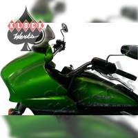 Klock Werks - Klock Werks Flare Windshield - 9in. - Tint - KWW-06-0023 - Image 2