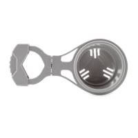 Camco - Camco Clamp-On Rail Mounted Cup Holder - Small for Up to 1-1/4" Rail - Grey - Image 3
