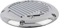 Thrashin Supply Company - Thrashin Supply Company Derby Cover - Finned - Chrome - TSC-3017-3 - Image 2