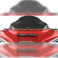 Klock Werks - Klock Werks Flare Windshield - 6.5in. - Solid Black - KWW-01-0200-2014 - Image 1