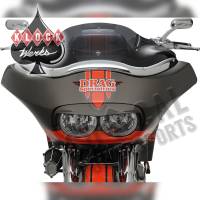 Klock Werks - Klock Werks Sport Flare Windshield - 8in. - Dark Smoke - KWW-01-0189 - Image 3