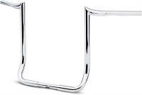 LA Choppers - LA Choppers 1-1/4in. Prime Ape Handlebars - 18in. Rise - Chrome - LA-7352-18 - Image 2