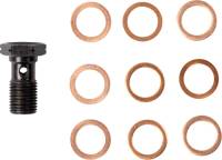 LA Choppers - LA Choppers Midnight Braided Brake Lines - 8in.-10in. Ape Hangers - LA-8059B08M - Image 2