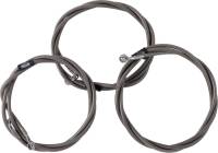 LA Choppers - LA Choppers Stainless Steel Brake Line Kit - 12in.-14in. Ape Hangers - LA-8059B13 - Image 1