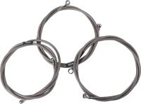 LA Choppers - LA Choppers Stainless Steel Brake Line Kit - 15in.-17in. Ape Hangers - LA-8059B16 - Image 1