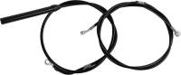 LA Choppers - LA Choppers Standard Cable/Brake Line Kit - 8in.-10in. Ape Hanger Handlebar - Black Vinyl - LA-8062KT-08B - Image 1