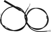 LA Choppers - LA Choppers Standard Cable/Brake Line Kit - 12in.-14in. Ape Hanger Handlebar - Black Vinyl - LA-8062KT-13B - Image 1