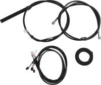 LA Choppers - LA Choppers Complete Plug and Play Cable Kit - 12in.-14in. - Black - LA-8062KT3-13B - Image 1