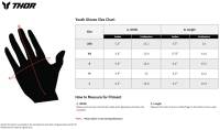 Thor - Thor Launchmode Split Youth Gloves - 3332-1943 - Image 2